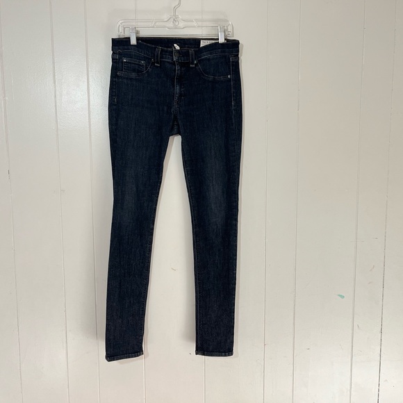 Rag & Bone Jeans Classic Skinny Black Rae Womens Jeans Size 30 Style W1502K122BL - Picture 1 of 11